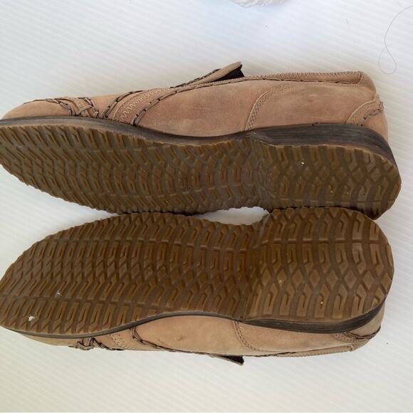 Bed/stu mens slip on leather loafer stitching detail size 13 tan - Picture 11 of 14